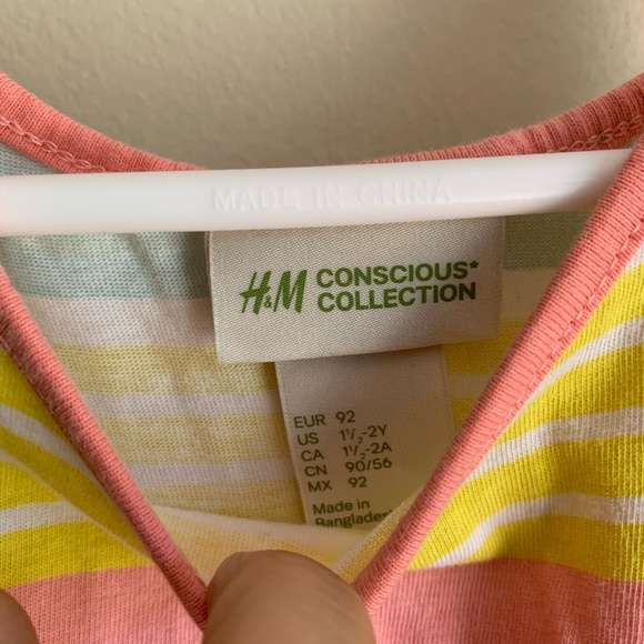 H&M Conscious Collection Butterfly Dress - Picture 2 of 2